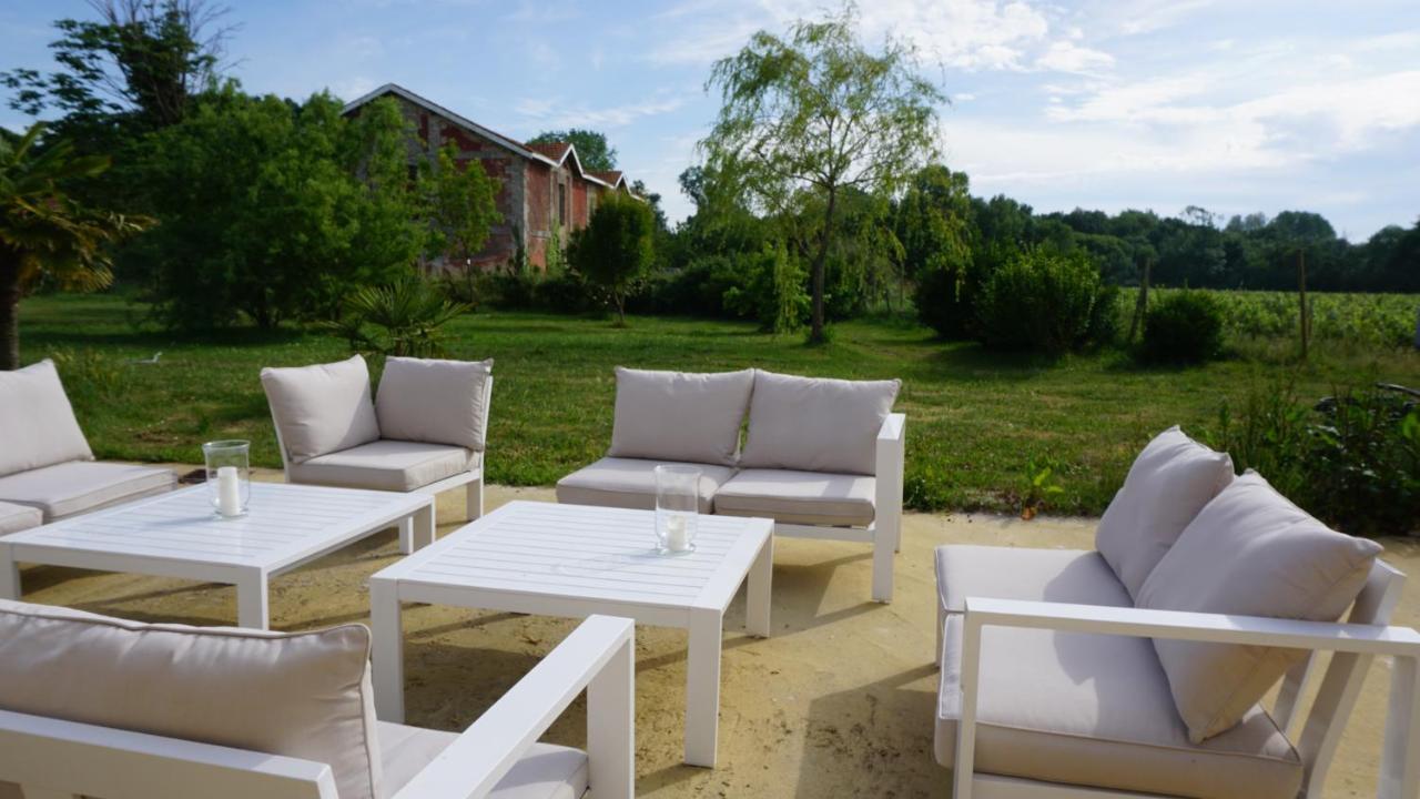 Chateau Bernon Maison D Hotes - Piscine Et Spa Queyrac Dış mekan fotoğraf