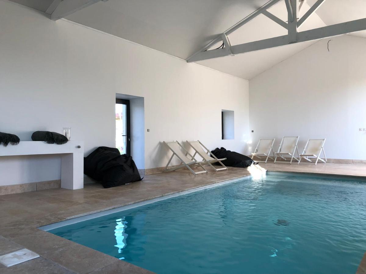 Chateau Bernon Maison D Hotes - Piscine Et Spa Queyrac Dış mekan fotoğraf
