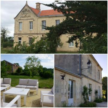 Chateau Bernon Maison D Hotes - Piscine Et Spa Queyrac Dış mekan fotoğraf