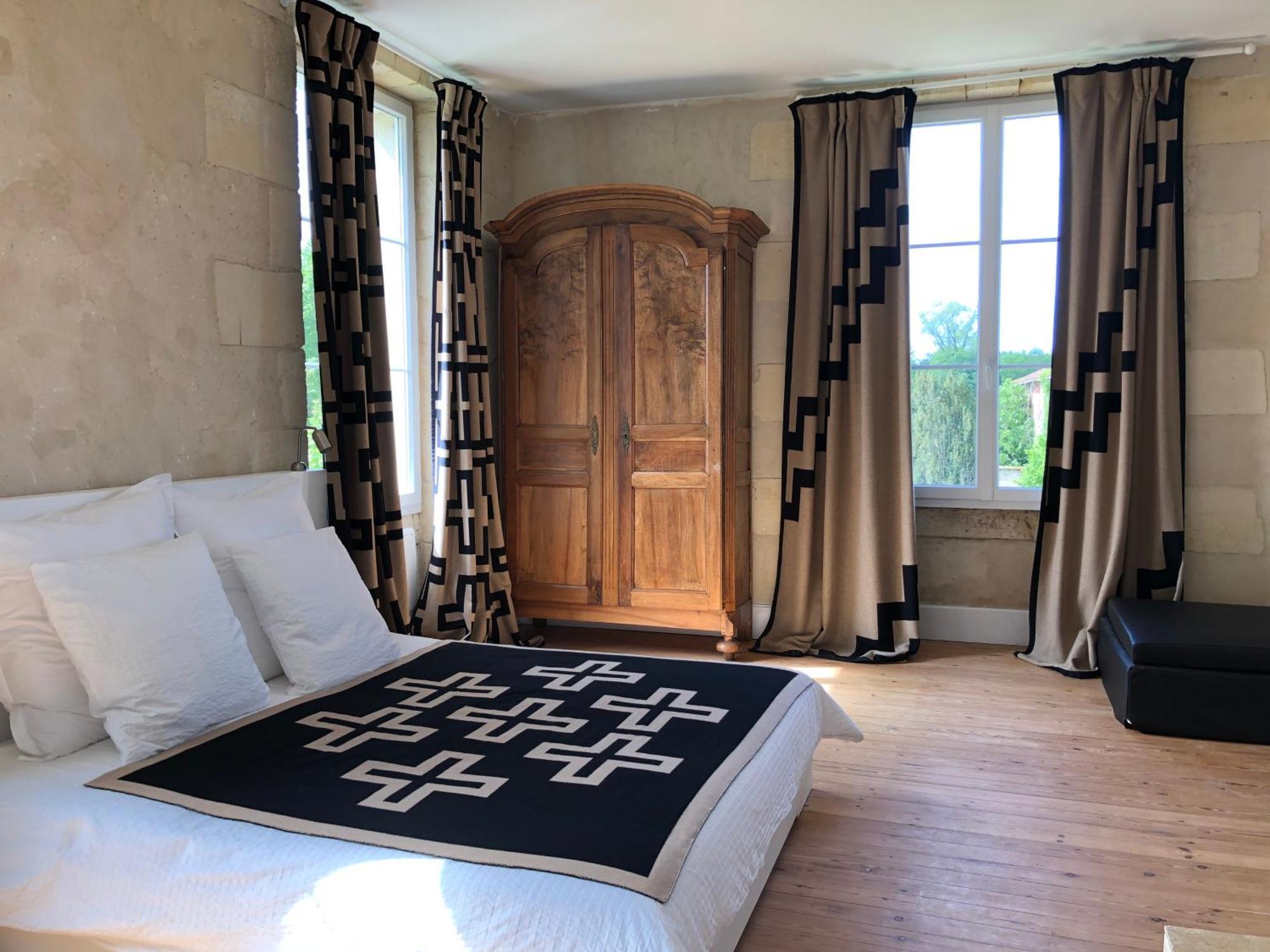 Chateau Bernon Maison D Hotes - Piscine Et Spa Queyrac Dış mekan fotoğraf