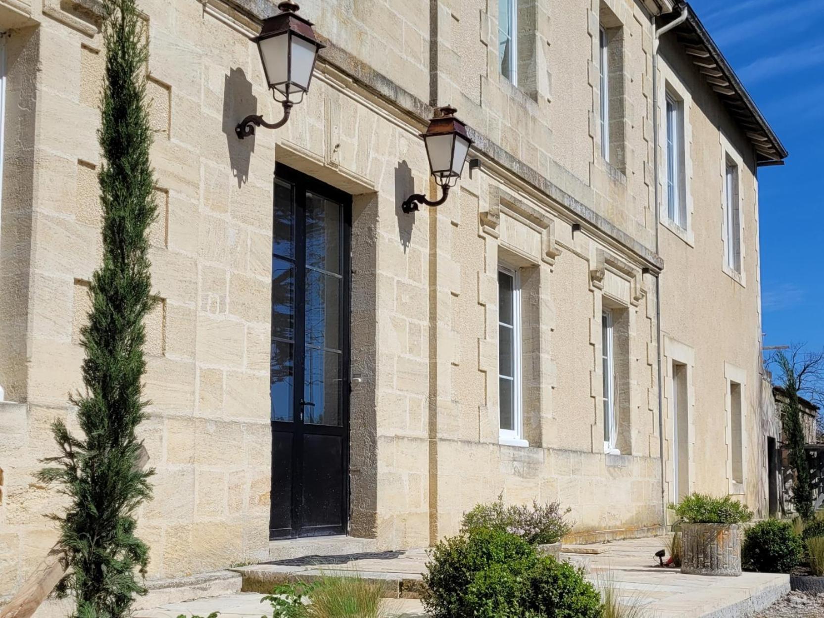 Chateau Bernon Maison D Hotes - Piscine Et Spa Queyrac Dış mekan fotoğraf